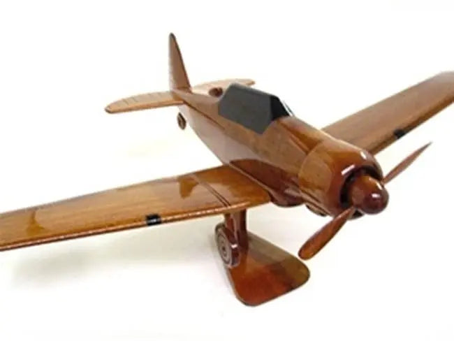 T-6 Texan Natural Wood Aircraft Model--Aviator Sunglasses-Premium Wood Designs