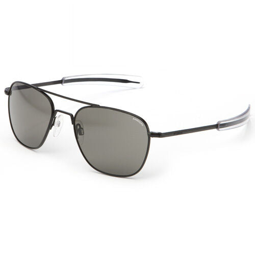 Randolph Aviator 52mm Skytec Glass - American Gray - Gunmetal Sunglasses