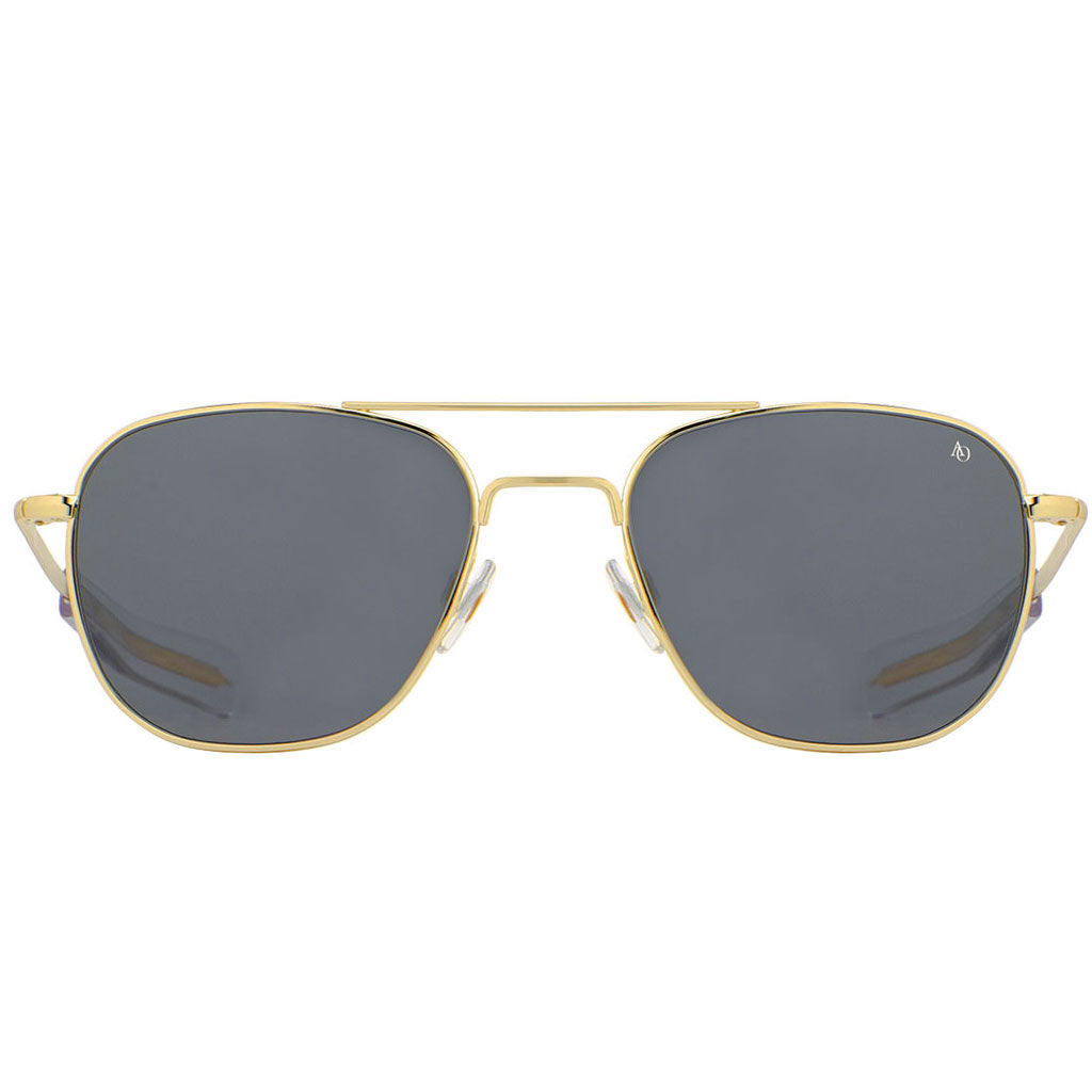 AO Eyewear American Optical Original Pilot Gold Frame Sunglasses