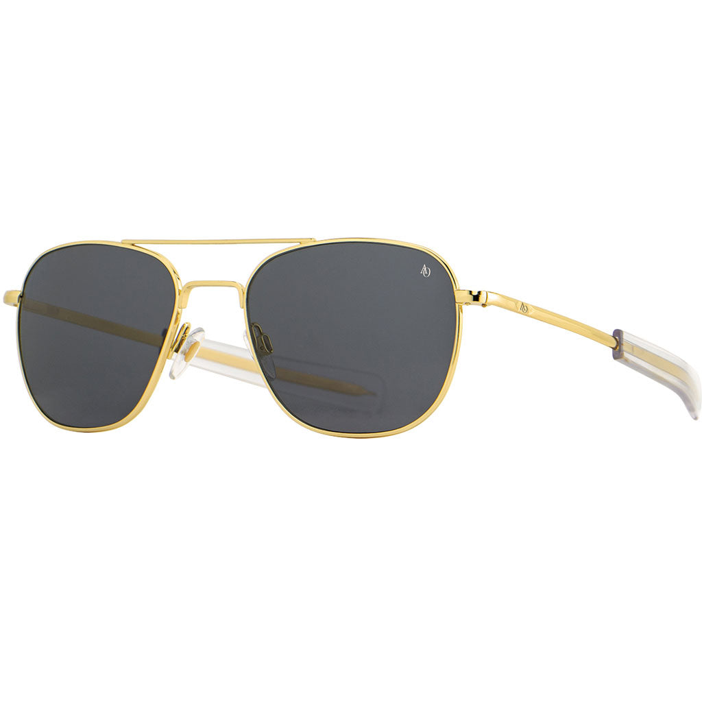 AO Eyewear American Optical Original Pilot Gold Frame Sunglasses