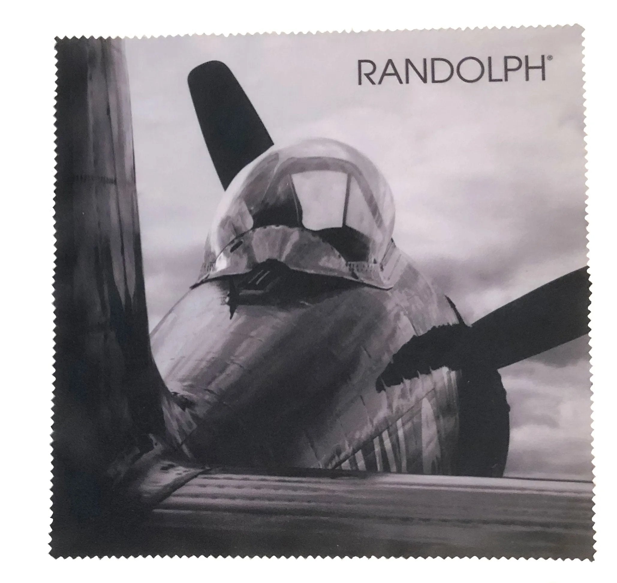 Randolph Engineering Lens Cleaning Cloth With Airplane Image