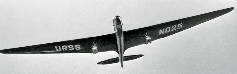 Tupolev ANT-25RD N0251 in flight on March 1, 1934.