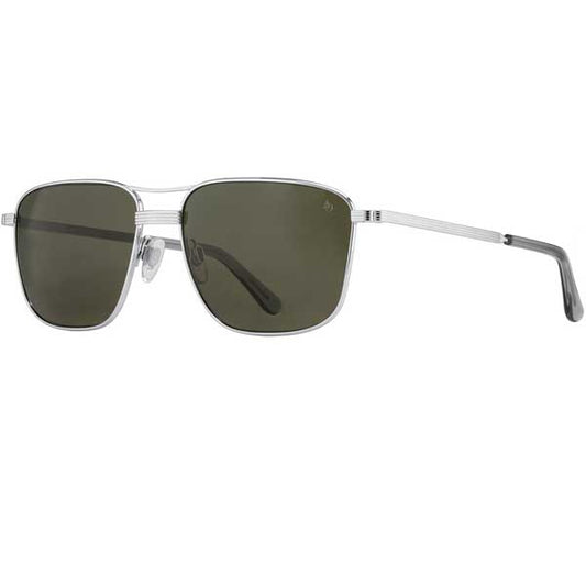 Gray Clamshell Case Scheyden C-130 Non-Polarized Sunglasses with Titanium Frame from Aviator-Sunglasses Grey Glass / Black Titanium / Polarized