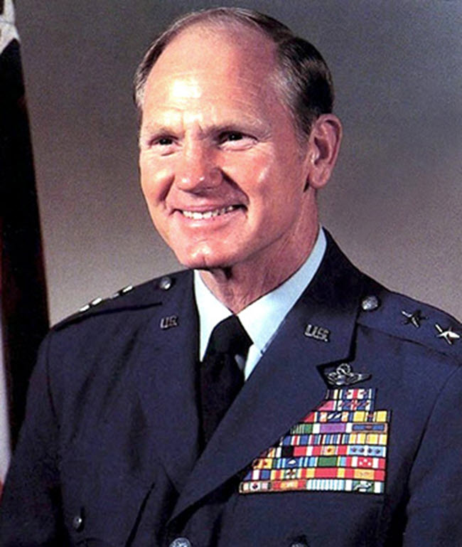 A photograph of Major General O-8 Frederick C. Blesse, U.S. Air Force