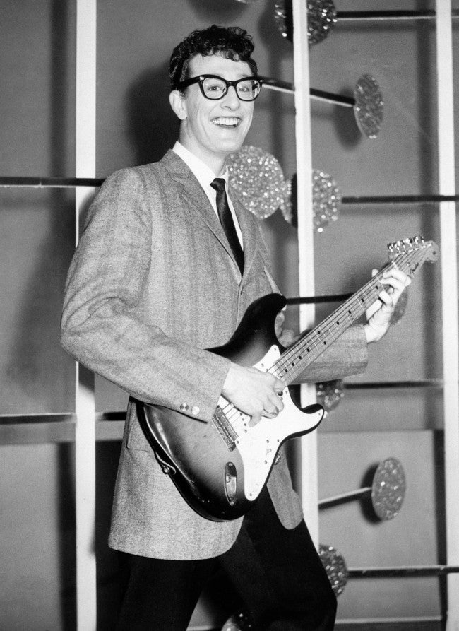 Buddy Holly was among the most famous rock and roll singers.