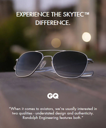 GQ and Randolph Aviator Sunglasses
