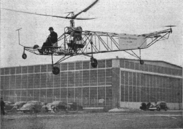 Igo Sikorsky's VS-300, the world's first practical helicopter flying in Stratford, CT on September 14, 1939, ushering in the age of helicopters