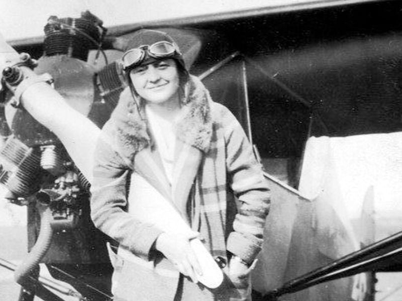 Phoebe Fairgrave Omlie was a contemporary of more famous women fliers like Amelia Earhart and Pancho Barnes