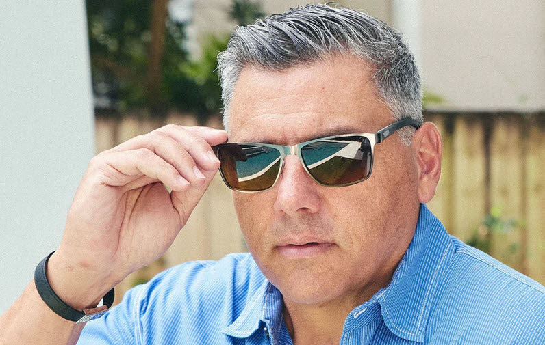 Eagle Eyes Element Sunglasses on gentleman
