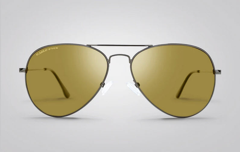 Eagle Eyes Advanced Optics Teardrop Aviator Sunglasses for pilots