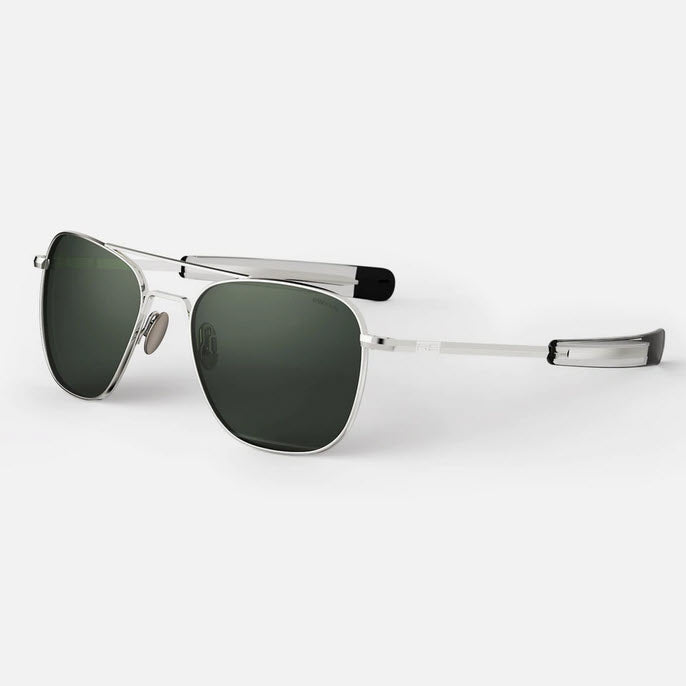 Randolph Aviator 23K White Gold Frame Sunglasses All Variations