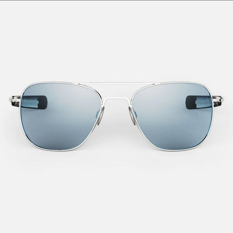 Randolph Aviator 23K White Gold Frame Sunglasses All Variations