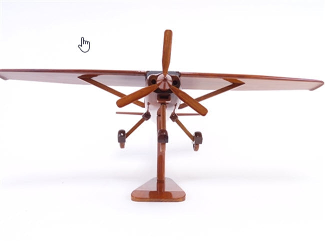 Cessna 182 Skylane Natural Wood Aircraft Model