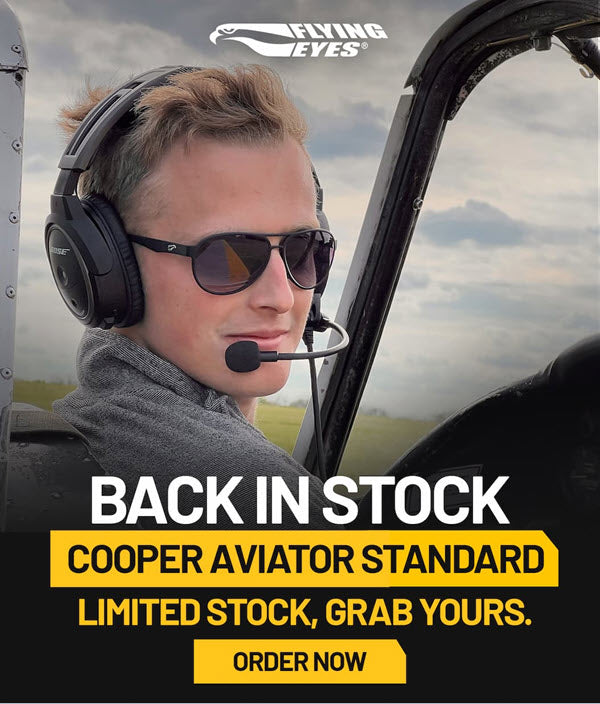 Flying Eyes Optics Cooper Aviator Sunglasses