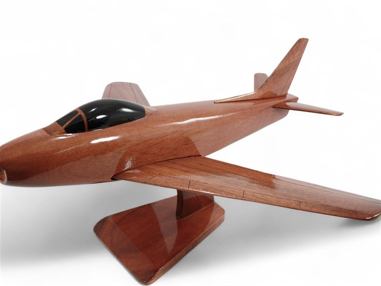 F-86 Sabre Fighter Natural Wood Aircraft Model