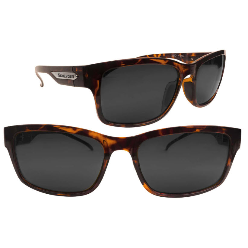 Beautiful Scheyden Tortoies Frame sunglasses with Gray Razor Sharp Resin Lenses.