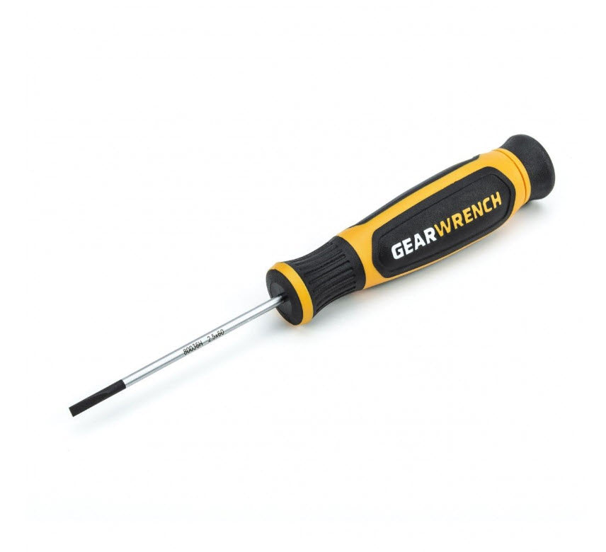 GearWrench 2mm x 60mm Mini Slotted Dual Material Screwdriver