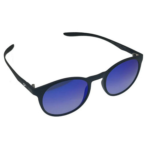 Ninox Matte Black Fram Gradient Mirrored Saphire Lens Sunglasses