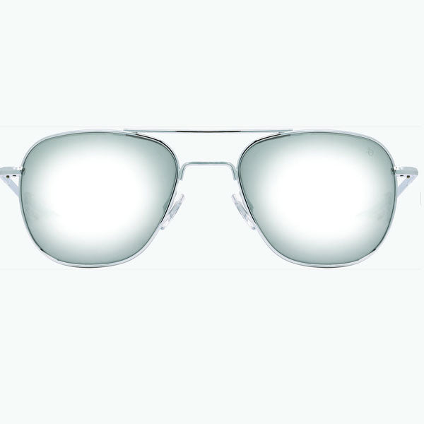 AO Eyewear American Optical Original Pilot Silver Frame Sunglasses