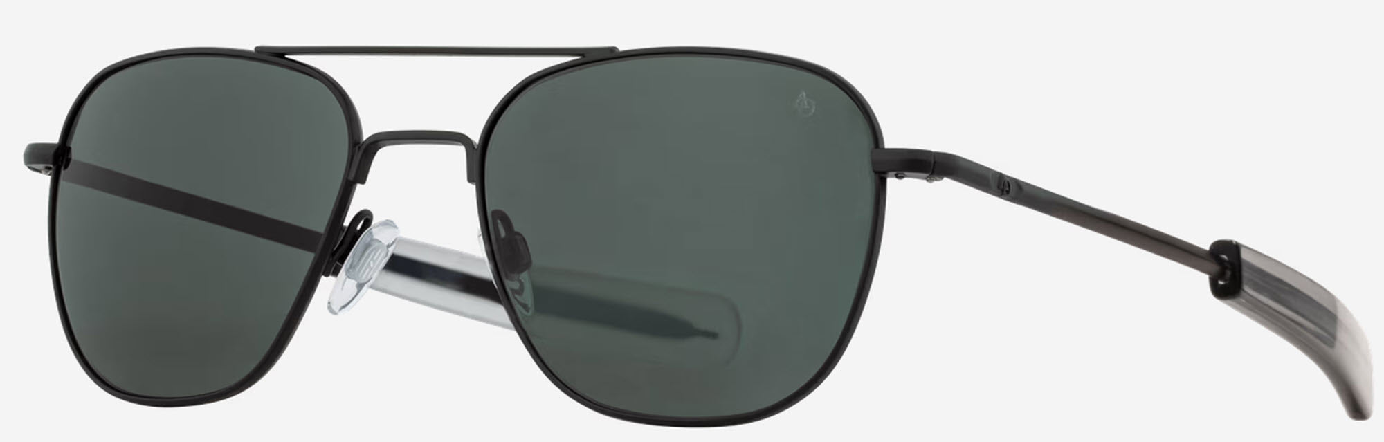 AO Original Pilot Black Aviator Sunglasses For Pilots