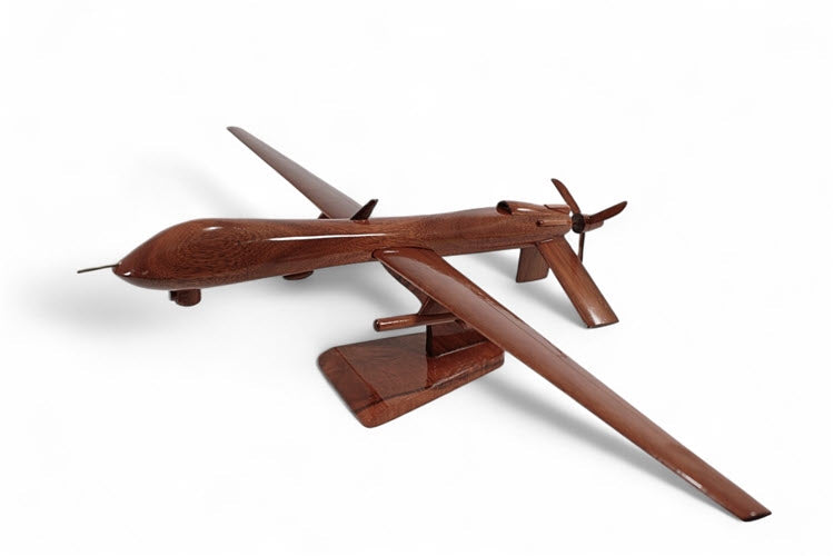 MQ-1 Predator UAV Natural Wood Aircraft Model