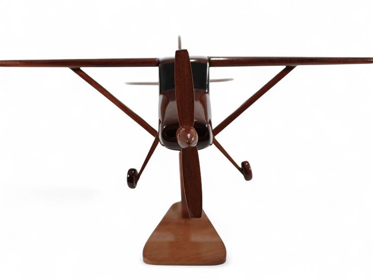 Cessna O-1 Bird Dog Airplane Natural Wood Aircraft Model