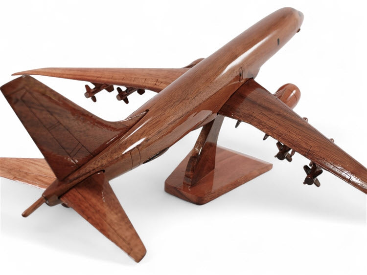 Boeing P-8 Poseidon Natural Mahogany Wood Aircraft Model