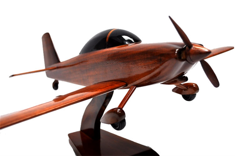 Van's Aircraft RV-8 Airplane Natural Wood Aircraft Model--Aviator Sunglasses-Premium Wood Designs