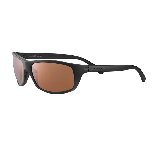 These Serengeti Brimo 2.0 sunglasses in Matte Black have Amber Mineral Drivers Gradient Lenses for incredible visual acuity and comfort.