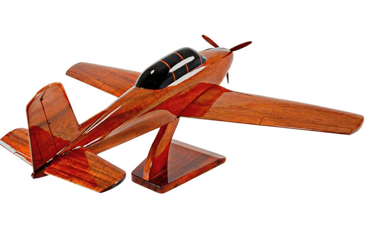Beechcraft T-34 Mentor Natural Wood Aircraft Model