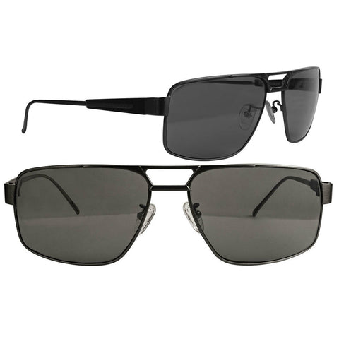 Gray Clamshell Case Scheyden C-130 Non-Polarized Sunglasses with Titanium Frame