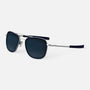 Randolph Matte Chrome Aviator Fusion Sunglasses