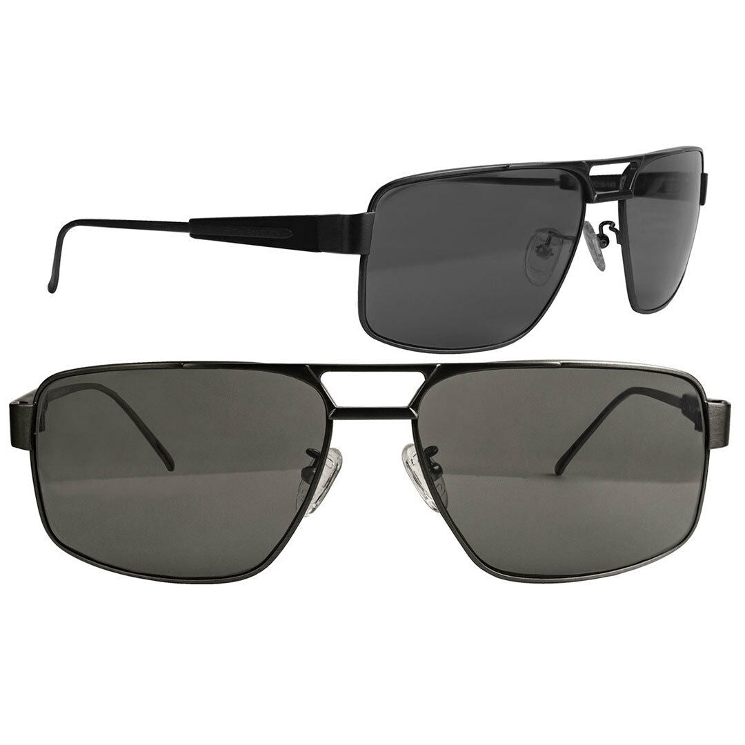 Scheyden C-130 Titanium Frame Gray Lens Aviator Sunglasses