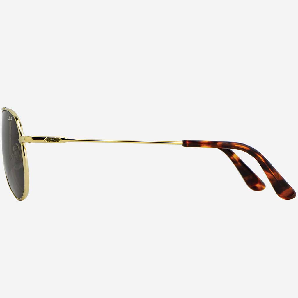 AO Eyewear General Aviator Sunglasses - Gold - 58mm