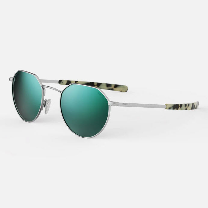 Randolph Hamilton Sunglasses - Matte Chrome - Skyforce Polarized Acadian - Regular (50mm)