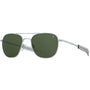 AO Eyewear American Optical Original Pilot Matte Silver Frame Sunglasses